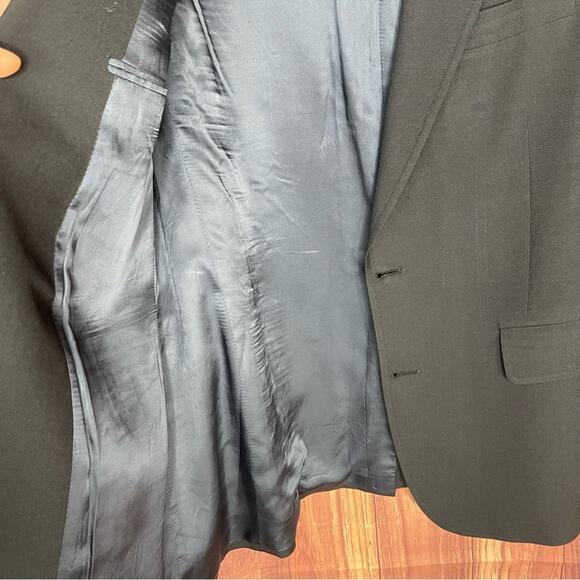 Vintage Brooks Brothers Wool Classic Navy Blazer - Picture 4 of 7